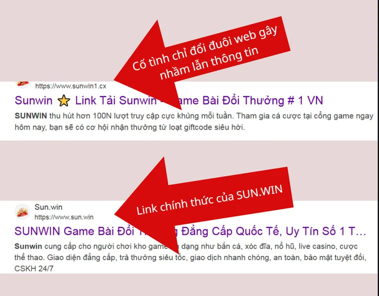 Link sunwin chính hãng
